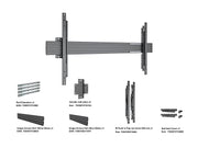 Multibrackets MBW1U Micro Adjustable M Wallmount Pro - (65"-120") Wall Mount Bracket Multibrackets