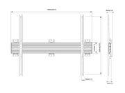 Multibrackets MBW1U Fixed M Wallmount Pro - (65"-120") Wall Mount Bracket Multibrackets