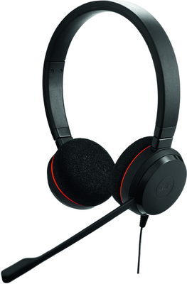 Jabra EVOLVE 20 Wired Over-the-head Stereo Headset Headset Jabra