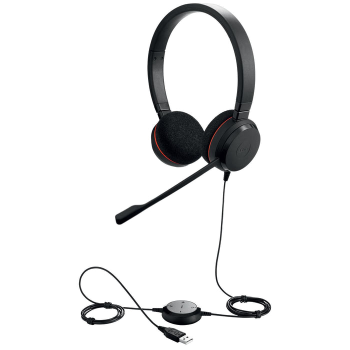 Jabra Evolve 20 UC Corded Stereo Headset | 4999-829-209 Headset Jabra