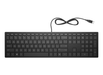 HP Pavilion 300 Wired USB Keyboard – Full-Size UK Layout | 4CE96AA#ABU Keyboard & Mouse HP