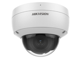 Hikvision 8MP DarkFighter AcuSense Vandal-Resistant Dome IP Network Camera with Built-In Mic 2.8mm White | DS-2CD2186G2-ISU-2.8MM-WHITE