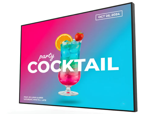 Moove SM43UHB2 43" 4K 4000 cd/m² High Brightness Window Display Android 14 High Brightness Digital Signage ScreenMoove