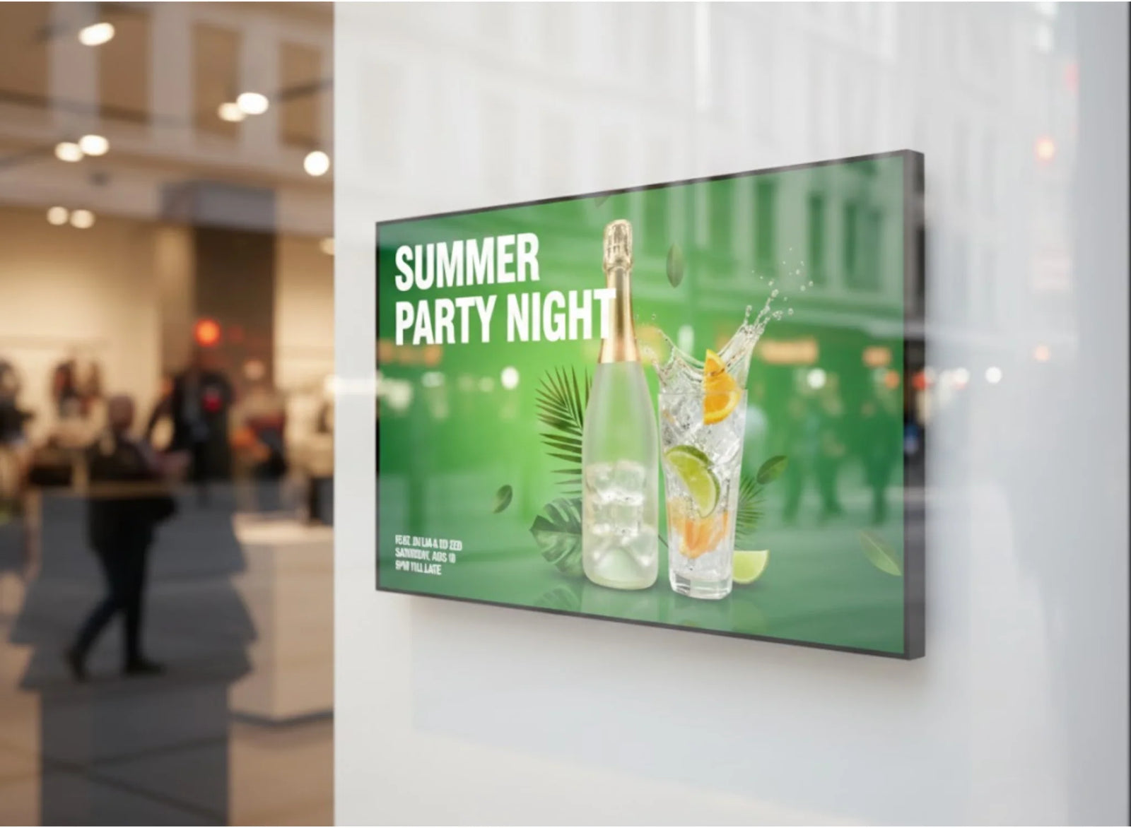 Moove SM49UHB2 49" 4K 4000 cd/m² High Brightness Window Display Android 14 High Brightness Digital Signage ScreenMoove