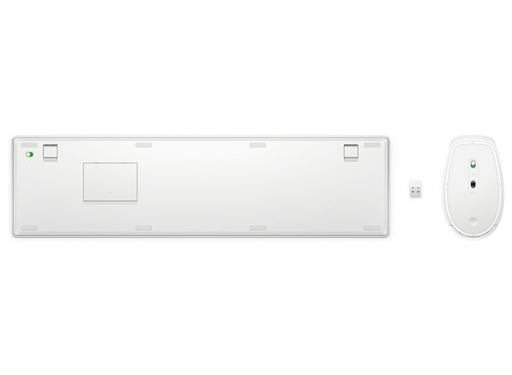 HP 650 Wireless Keyboard and Mouse Combo – Full-Size, White | 4R016AA#ABH Keyboard & Mouse HP