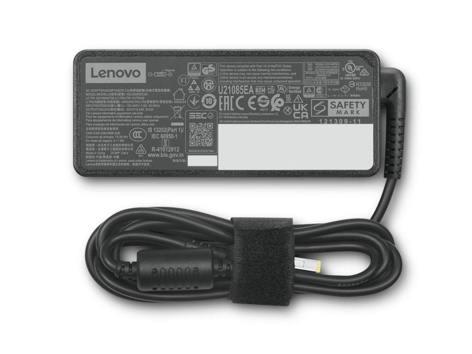 Lenovo Power Adapter/Inverter Indoor 65W Black | 4X21J81440 Power Adapter Lenovo