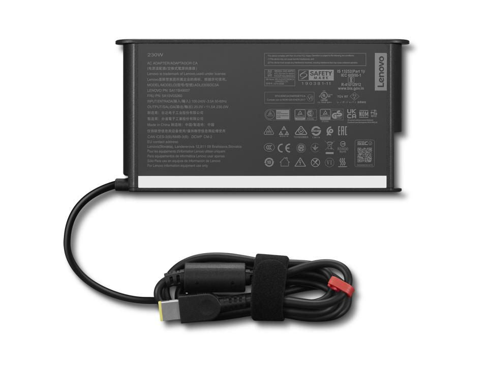 Lenovo Power Adapter/Inverter Indoor 230W Black | 4X21L38742 Adapter / Converter Lenovo