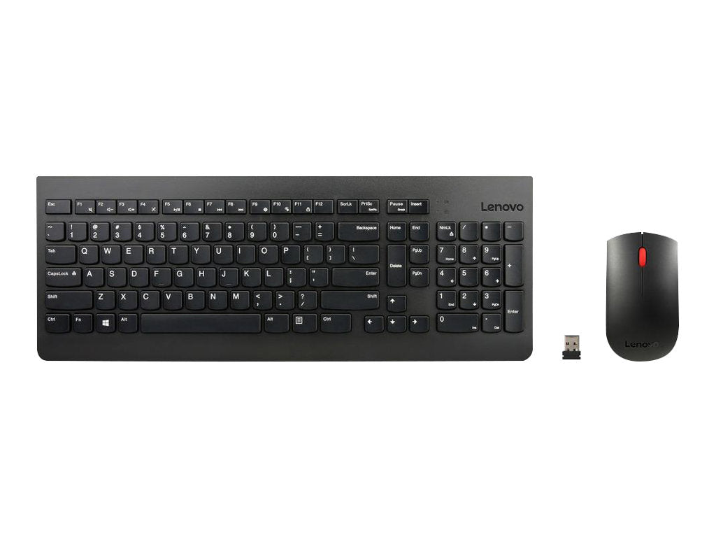 Lenovo 4X30M39496 Essential Wireless Keyboard And Mouse Combo UK Keyboard & Mouse Lenovo