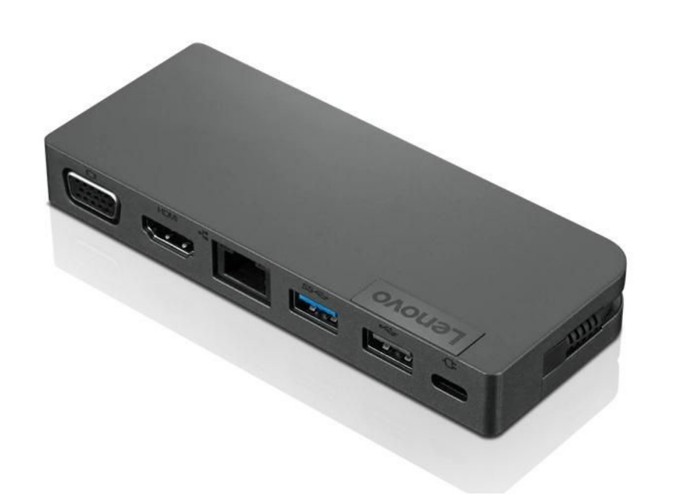 Lenovo Powered USB-C Travel Hub, 13W, 5V/3A USB-C port, Iron Grey | 4X90S92381