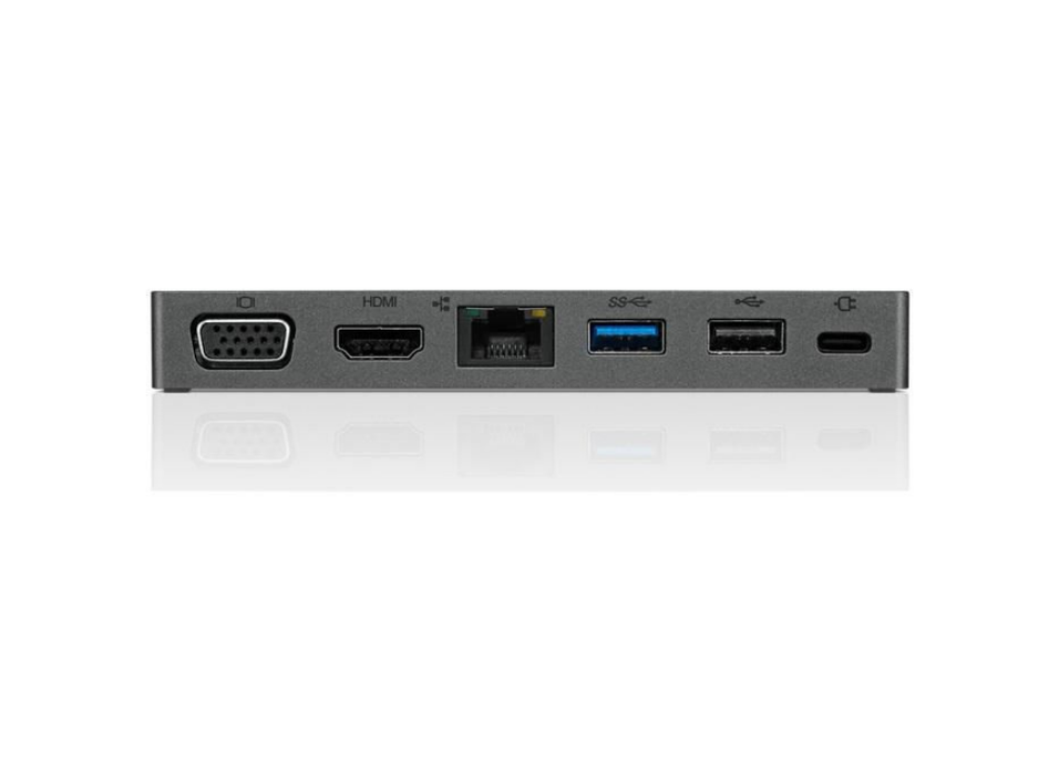 Lenovo Powered USB-C Travel Hub, 13W, 5V/3A USB-C port, Iron Grey | 4X90S92381