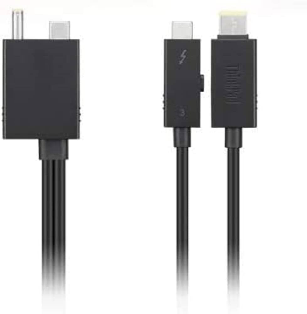 Lenovo ThinkPad Thunderbolt 3 WorkStation Dock Split Cable | 4X90U90616 Adapter / Converter Lenovo