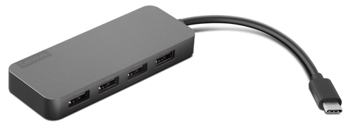 Lenovo USB-C to 4 Port USB-A Hub | 4X90X21427 Docks & Port Replicators Lenovo