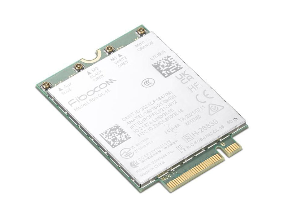 Lenovo Fibocom L860-GL-16 4G LTE CAT16 M.2 WWAN Module | 4XC1M72795 Network Card Lenovo