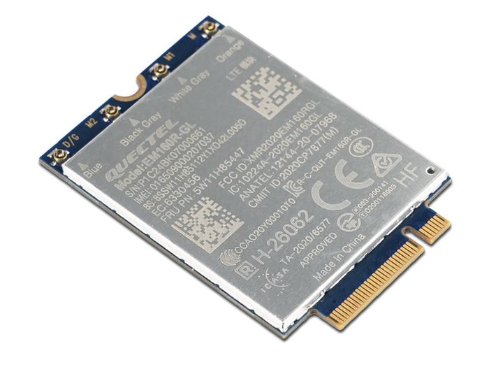 Lenovo ThinkPad Quectel EM160R-GL 4G LTE-A Cat 16 M.2 WWAN Module | 4XC1Q24436 Network Card Lenovo
