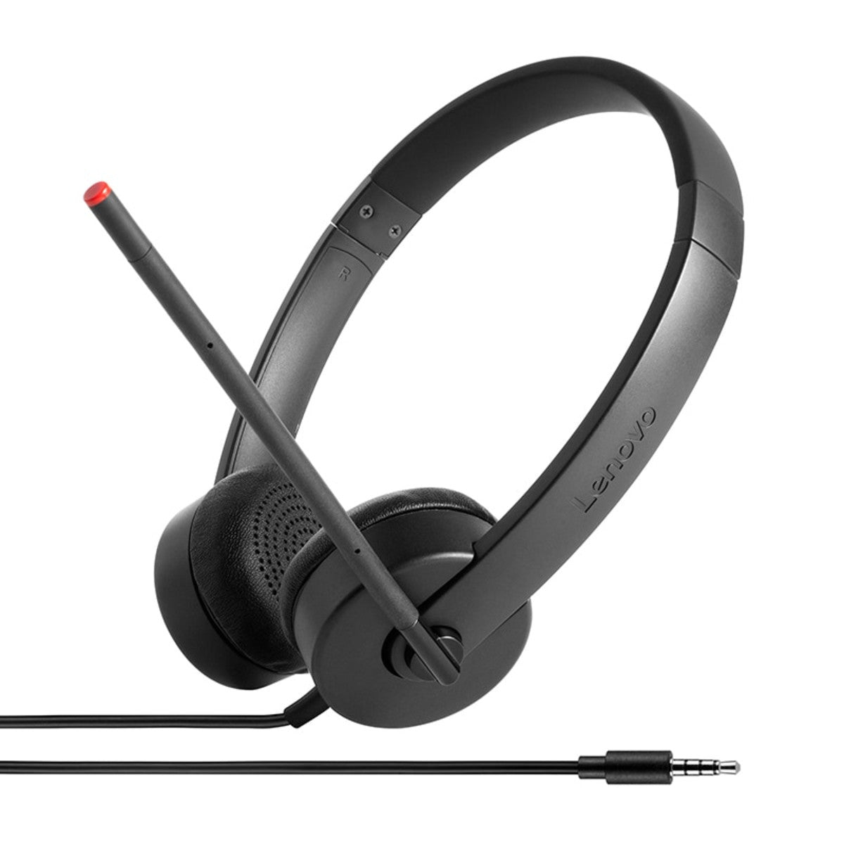 Lenovo Essential Wired Black Headset | 4XD0K25030 Headset Lenovo