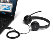 Lenovo Stereo Wired Black Headset | 4XD0X88524 Headset Lenovo