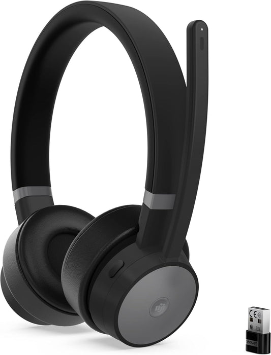 Lenovo Go 4XD1C99221 Wired/Wireless Bluetooth  Over-The-Head Stereo Headset