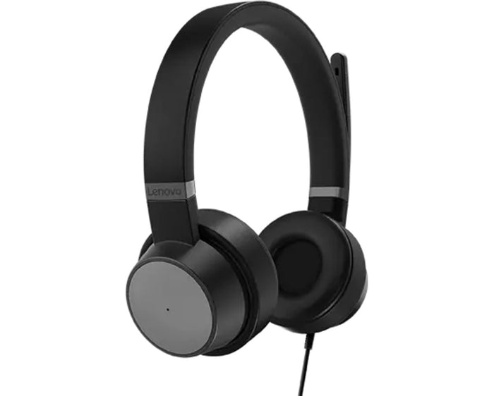 Lenovo Go Wired ANC Wired Black Headset Headset Lenovo
