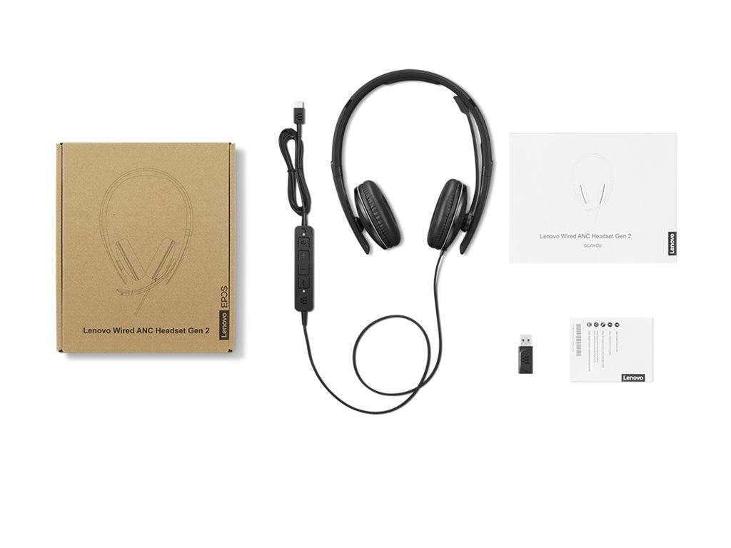 Lenovo Wired Over-the-head Stereo Headset | 4XD1M45627 Headset Lenovo