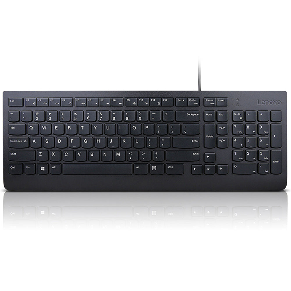 Lenovo 4Y41C68680 Essential Wired Keyboard Black - UK English Keyboard & Mouse Lenovo