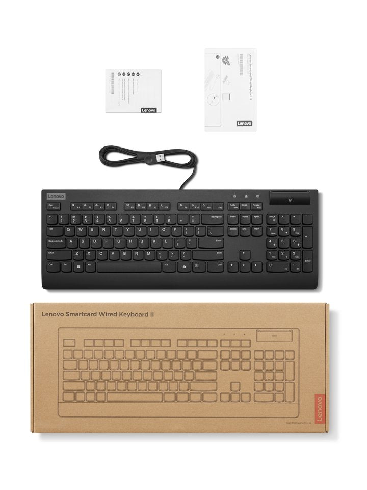 Lenovo Smartcard Wired Keyboard II | 4Y41R64711 Keyboard & Mouse Lenovo