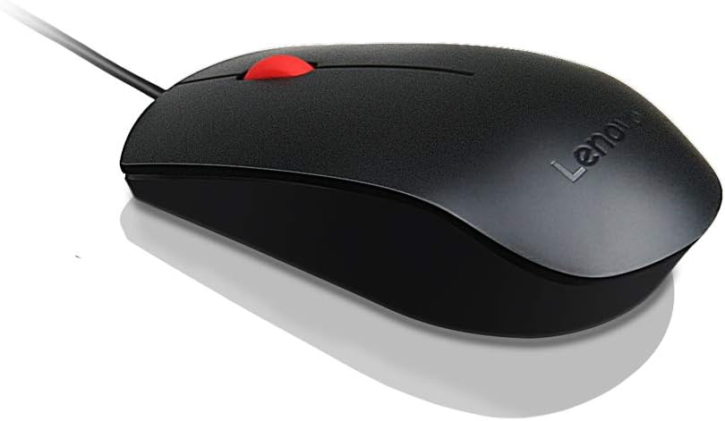 Lenovo Essential USB Mouse Black | 4Y50R20863 Keyboard & Mouse Lenovo