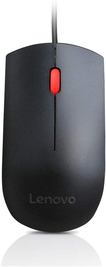Lenovo Essential USB Mouse Black | 4Y50R20863 Keyboard & Mouse Lenovo