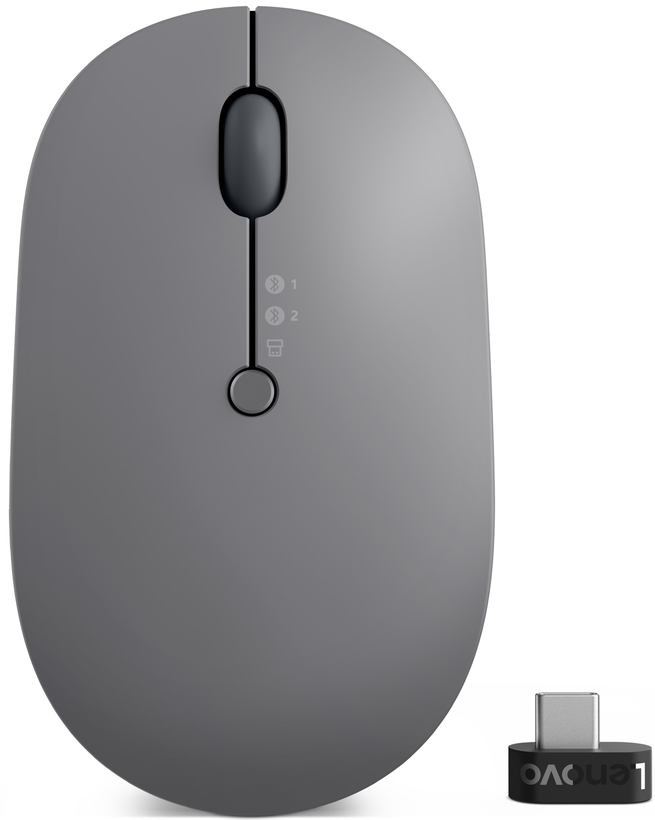 Lenovo Go Wireless Multi-Device Mouse Thunder Black | 4Y51C21217 Keyboard & Mouse Lenovo