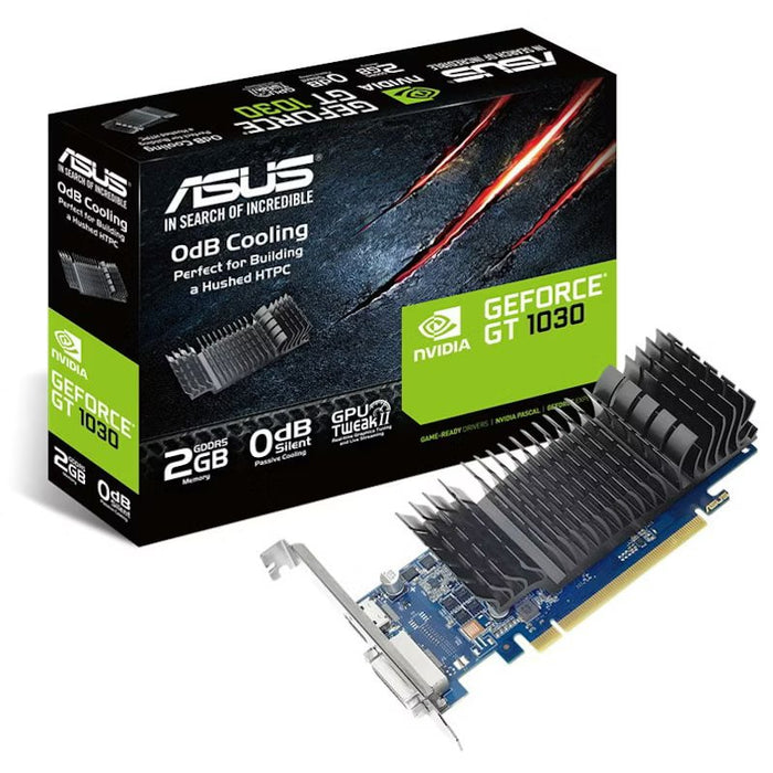 Asus GeForce GT 1030 2048MB GDDR5 Graphics Card | 90YV0AT0-M0NA00 Asus Graphics Card Asus