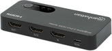 Manhattan 4K@60Hz 2-Port HDMI Splitter with Downscaling | 207614 Video Splitter Manhattan