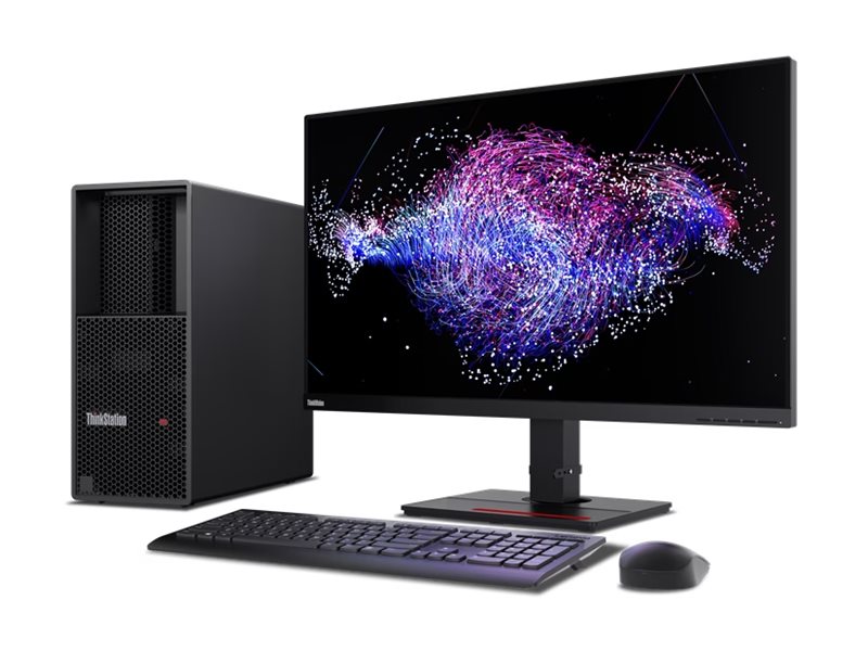 Lenovo ThinkStation P3 Core i9-14900K 32GB RAM 1TB SSD Win11 Pro Tower | 30GS009TUK Desktop PC Lenovo