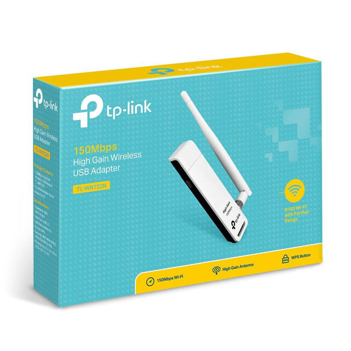 TP-Link 150Mbps High Gain Wireless USB Adapter | TL-WN722N Network Adapter TP-Link