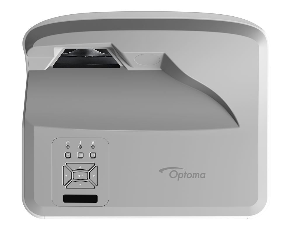 Optoma ZU500USTe WUXGA Ultra Short Throw Laser Projector - 5000 Lumens Projector Optoma