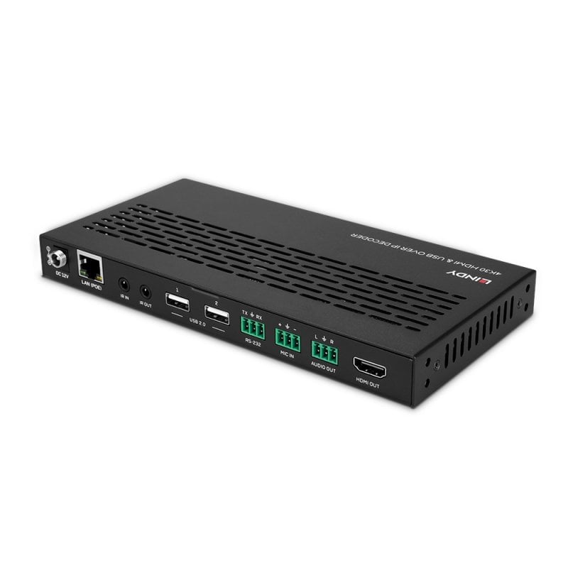Lindy 4K30 HDMI & USB over IP System - Decoder | 38397 AV Extender Lindy