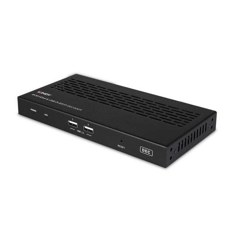 Lindy 4K30 HDMI & USB over IP System - Decoder | 38397 AV Extender Lindy