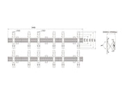 Multibrackets MBW3X2U Push In Pop Out M Wallmount Pro - (32" - 65") Wall Mount Bracket Multibrackets