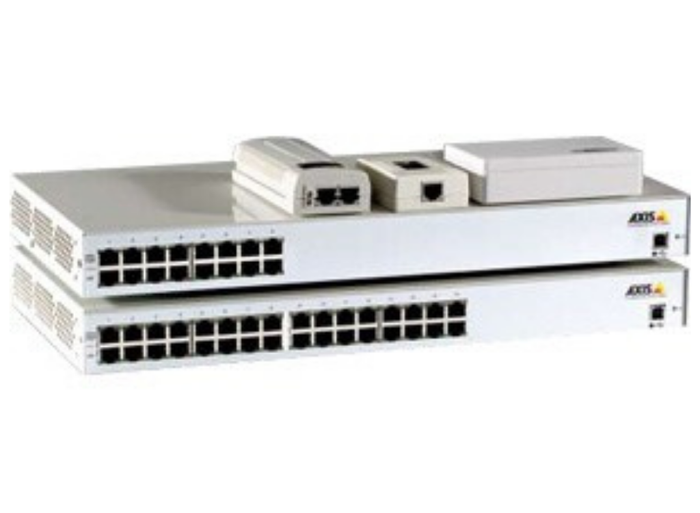 Axis PoE Injector Hub - 264 V AC Input - 48 V DC Output - 8 x 10/100/1000Base-T Input Port(s) | 5012-003 Adapter / Converter Axis