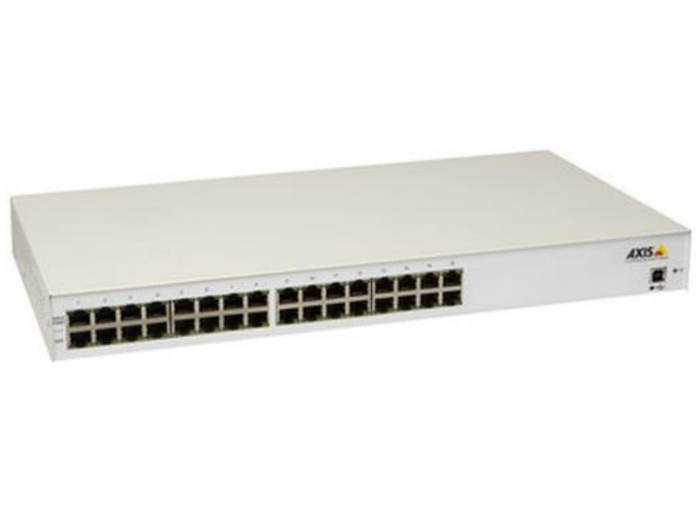 Axis PoE Injector Hub - 264 V AC Input - 48 V DC Output | 5012-013 Adapter / Converter Axis