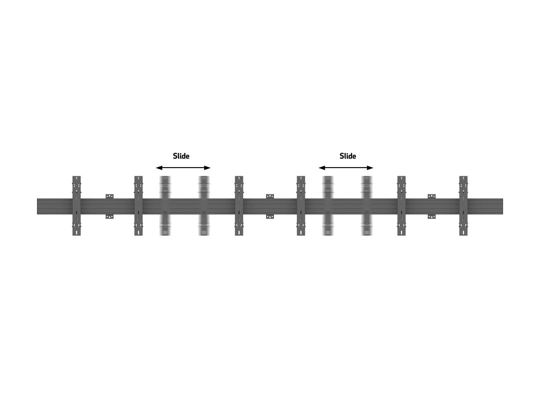 Multibrackets MBW3X3U Push In Pop Out M Wallmount Pro - (32" - 65") Wall Mount Bracket Multibrackets