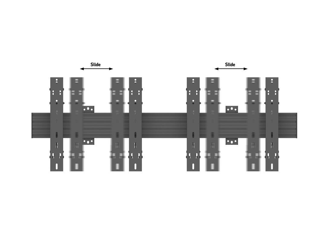Multibrackets MBW2x1UP Push In Pop Out M Wallmount Pro - (32" - 55") Wall Mount Bracket Multibrackets