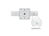 Multibrackets M Pro Series Enclosure 32" Ceiling Small White Signage Display Enclosures Multibrackets