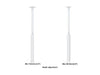 Multibrackets M Pro Series Enclosure 32" Ceiling Small White Signage Display Enclosures Multibrackets