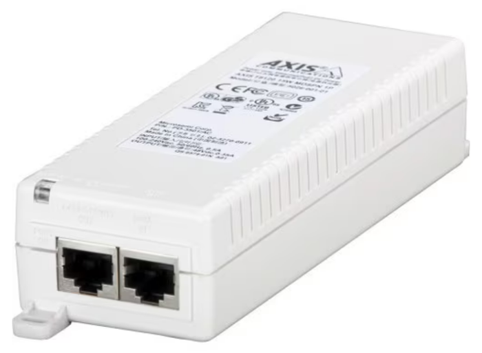 Axis T8120 PoE Injector - 120 V AC, 230 V AC Input - 1 x 10/100/1000Base-T Input Port(s) | 5026-222 Adapter / Converter Axis