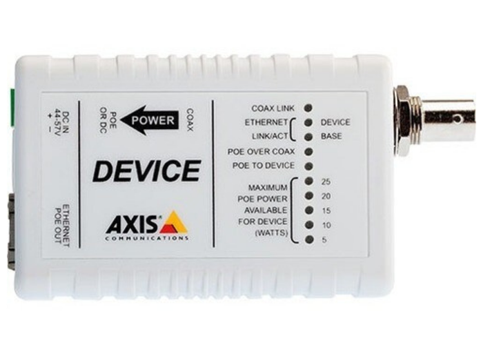 Axis Ethernet/PoE Over Coax Camera Unit | 5027-421 Adapter / Converter Axis