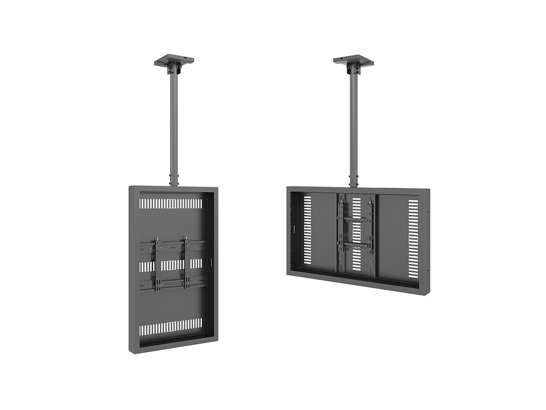 Multibrackets M Pro Series Enclosure 43" Ceiling Small Black Signage Display Enclosures Multibrackets