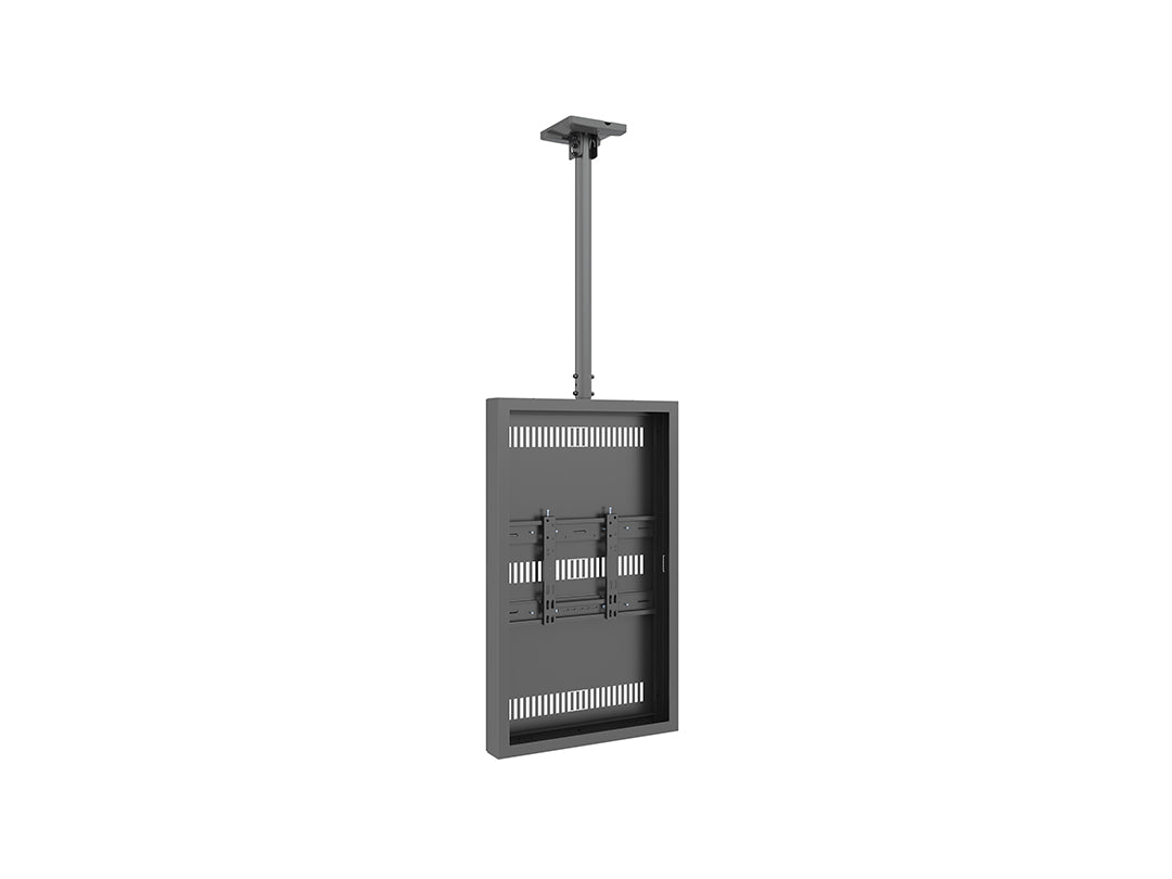 Multibrackets M Pro Series Enclosure 43" Ceiling Small Black Signage Display Enclosures Multibrackets