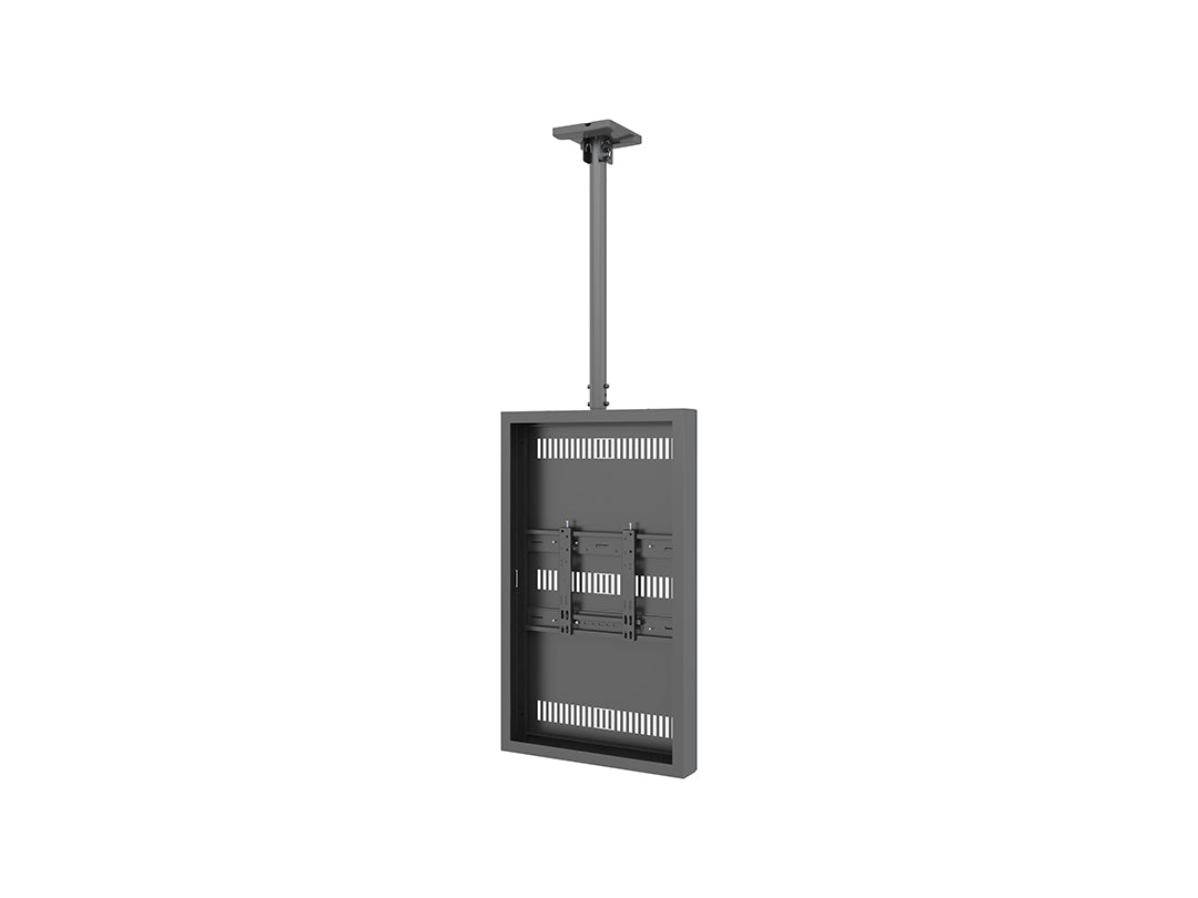 Multibrackets M Pro Series Enclosure 43" Ceiling Small Black Signage Display Enclosures Multibrackets