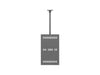 Multibrackets M Pro Series Enclosure 43" Ceiling Small Black Signage Display Enclosures Multibrackets