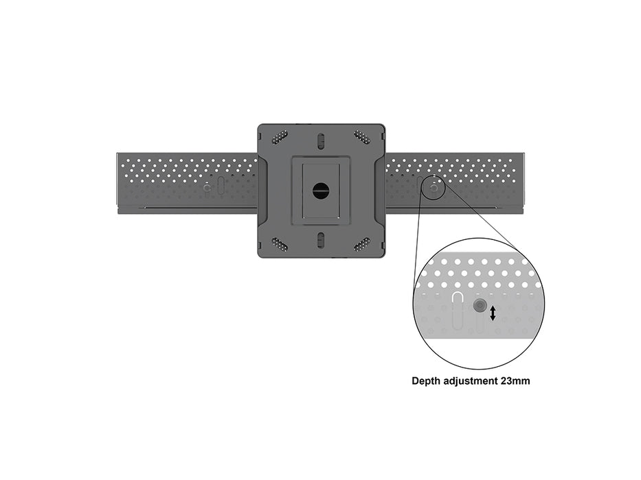 Multibrackets M Pro Series Enclosure 43" Ceiling Small Black Signage Display Enclosures Multibrackets