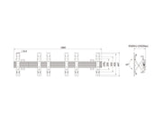 Multibrackets MBW3x1UP Push In Pop Out M Wallmount Pro - (32" - 55") Wall Mount Bracket Multibrackets